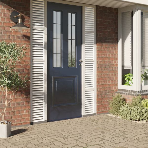 vidaXL Pellicola per Finestra Smerigliata Motivo a Righe 90x500 cm PVC