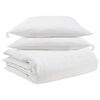 vidaXL Set di Piumoni con cuscino 3 pz Bianco Piuma d'anatra