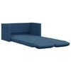 vidaXL Divano Letto da Terra 2 in 1 Blu 112x174x55 cm Tessuto