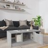 vidaXL Tavolino Salotto Grigio Cemento 102x50x36 cm Legno Multistrato
