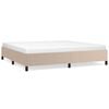 vidaXL Giroletto senza Materasso Cappuccino 200x200 cm in Similpelle