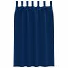 vidaXL Tende Blackout con Anelli 2 pcs Blu Scuro 175 x 140 cm