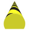 vidaXL Protezione Angoli Giallo e Nero 4x3x100 cm in PU