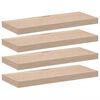 vidaXL Mensole Pensili 4 pz 60x23,5x4 cm in Truciolato