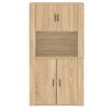 vidaXL Credenza Rovere Sonoma in Legno Multistrato
