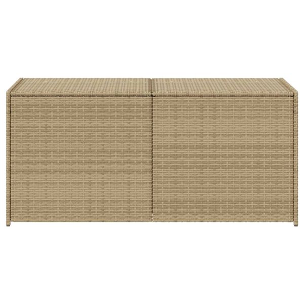 vidaXL Contenitore da Giardino Beige Misto 283L in Polyrattan