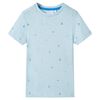 vidaXL Maglietta da Bambino Azzurra 140