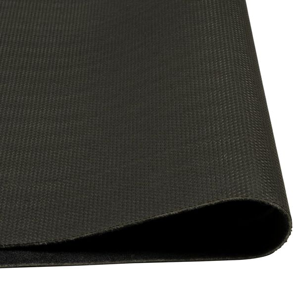 vidaXL Tappeto da Cucina Lavabile Nero Tazza 45x150 cm in Velluto