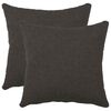 vidaXL Federa 2 pcs HEERLEN Grigio Scuro 35 x 35 cm Boucl&eacute;