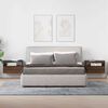 vidaXL Comodini a Muro 2 pz Rovere Marrone 45x26x28,5 cm
