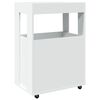 vidaXL Carrello Bar Bianco 60x39,5x89 cm in Legno Multistrato