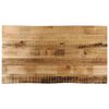 vidaXL Piano Tavolo Bordi Vivi 120x60x3,8 cm Legno di Mango Grezzo