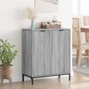 vidaXL Credenza Grigio Sonoma 69,5 x 33 x 82 cm Legno multistrato