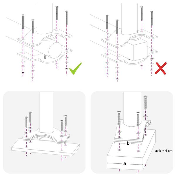 vidaXL Tenda Laterale Retrattile per Patio 100x300 cm Marrone