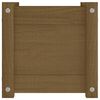 vidaXL Fioriera Giardino Marrone Ambra 31x31x31 cm Legno Massello Pino