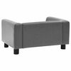 vidaXL Divano per Cani Grigio 60x43x30 cm in Peluche e Similpelle