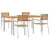 vidaXL Set da Pranzo per Giardino 5 pz