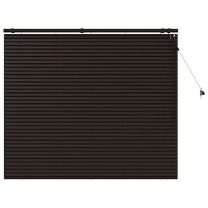 vidaXL Tenda Veneziana Marrone Scuro 160 x 130 cm 35 mm
