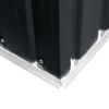 vidaXL Capanno per Attrezzi Antracite in Acciaio 257x205x178 cm