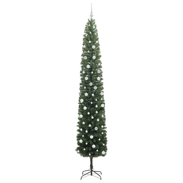 vidaXL Albero di Natale artificiale con 300 LED Verde 300 cm
