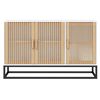 vidaXL Credenza Bianca 105x30x65 cm in Legno Multistrato