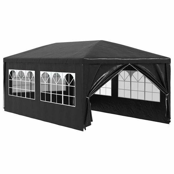 vidaXL Tenda per Feste 3x6 m Antracite