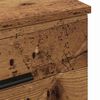 vidaXL Armadio da Notte con cassetto Legno vecchio 38 x 38 x 66 cm