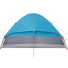 vidaXL Tenda da Campeggio a Cupola per 4 Persone Blu Impermeabile