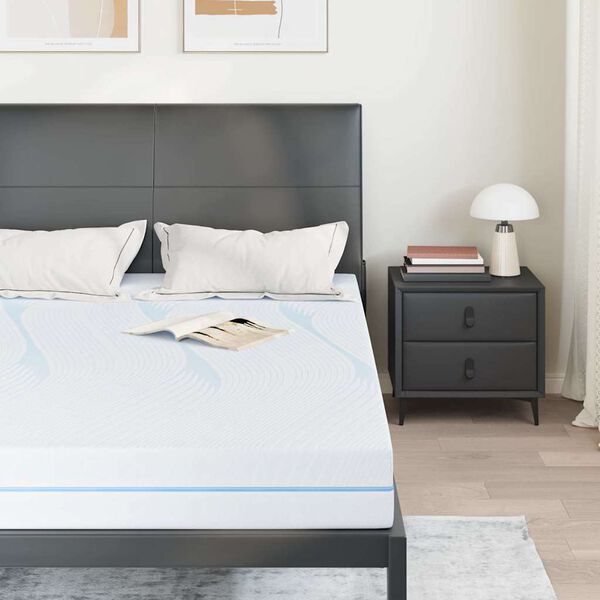 vidaXL Materasso Bianco 140 x 200 cm Schiuma