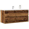 vidaXL Mobile Lavabo Legno Antico 100x38,5x45 cm in Legno Multistrato