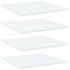 vidaXL Ripiani per Libreria 4pz Bianchi 40x40x1,5 cm Legno Multistrato