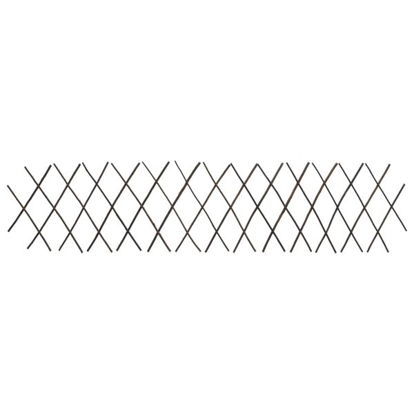vidaXL Recinzione a Traliccio in Salice 5 pz 180x30 cm
