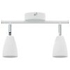 vidaXL Faretto da soffitto Bianco 25.5 x 8 x 16 cm Metallo