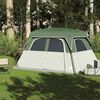 vidaXL Tenda Familiare Cabina per 6 Persone Verde Impermeabile