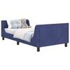 vidaXL Struttura letto bambini con testata Blu Polizia 90 x 200 cm