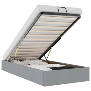 vidaXL Struttura Letto Pouf senza Materasso 80x200 cm in Tessuto