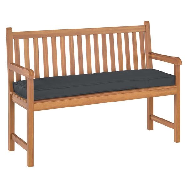 vidaXL Cuscino Nero 140 x 40 x 8 cm Tessuto Oxford