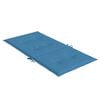 vidaXL Cuscini Sedia Schiena Bassa 6 pz Blu M&eacute;lange 100x50x4 Tessuto