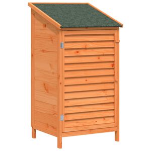 vidaXL Capanno da Giardino con tetto Marrone 59 x 56 x 113,5 cm