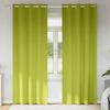vidaXL Tende Blackout con Anelli 2 pcs Verde 260 x 140 cm Poliestere