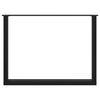 vidaXL Gambe per tavolo da pranzo a forma di U 3 pz nere 100x(72-73) cm in acciaio
