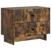vidaXL Armadio da Notte Rovere Fumo 62 x 34,5 x 47,5 cm