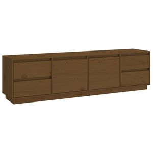 vidaXL Mobile Porta TV ambra 176x37x47,5 cm in Legno Massello di Pino