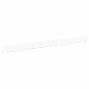 vidaXL Tenda a Braccio Bianco 230 x 20 cm Tela