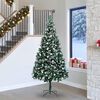 vidaXL Albero di Natale artificiale con 300 LED Verde 240 cm