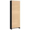 vidaXL Libreria Rovere Nero 60 x 24 x 176 cm Legno multistrato