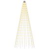 vidaXL Luci per albero di Natale con picchetti 270 LED Bianco caldo e