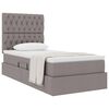 vidaXL Letto con contenitore e materasso Talpa 90 x 190 cm Poliestere