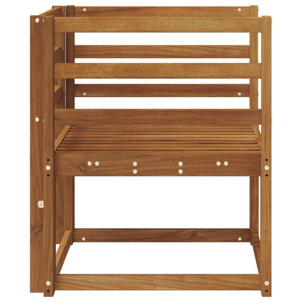 vidaXL Divano da esterno Legno di Acacia Massello Naturale