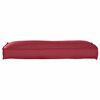 vidaXL Cuscino per schienale pallet Rosso Vino 120 x 40 x 12 cm